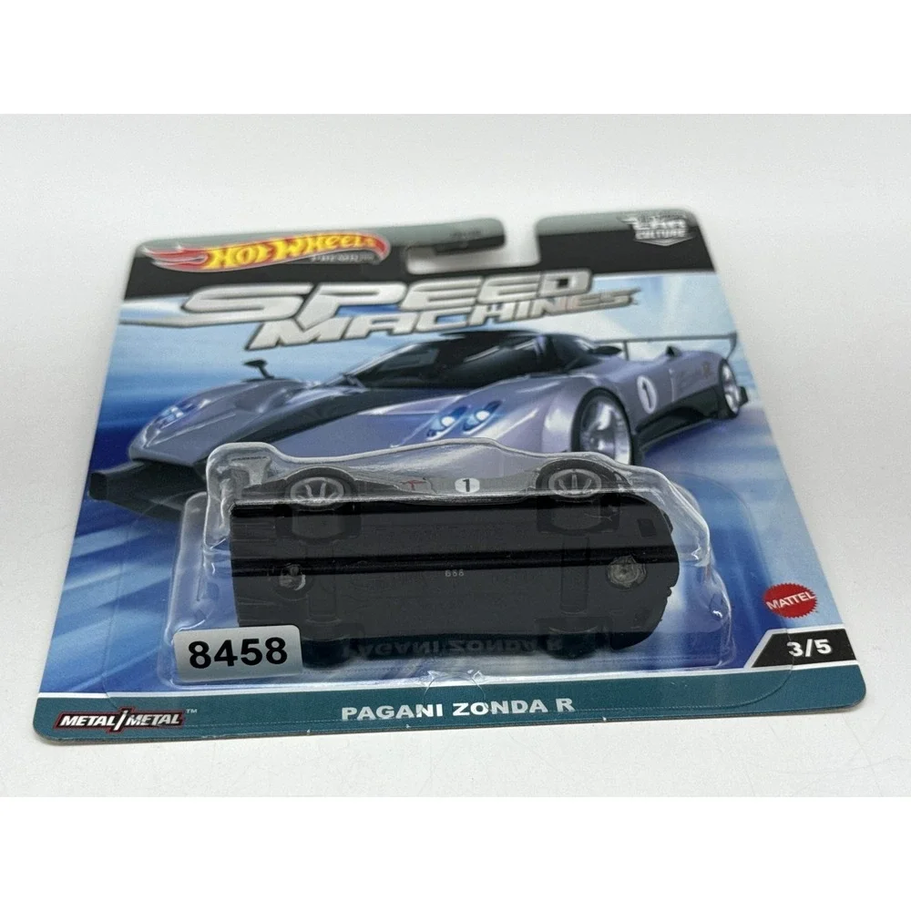 Hot Pagani Zonda R Wheels Premium Speed Die Cast Car 1:64 Silver